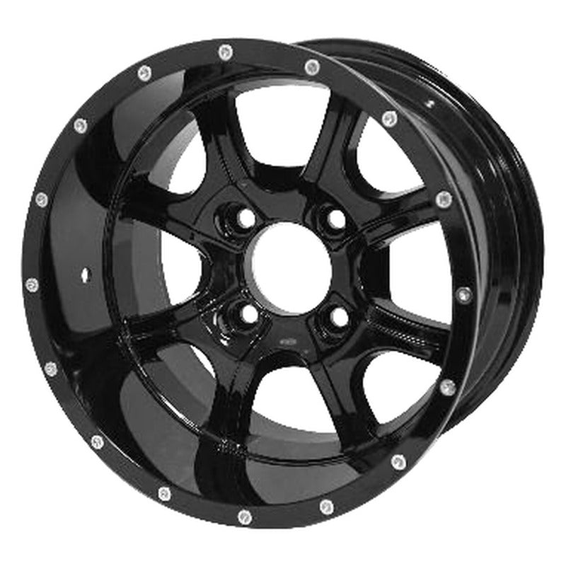 WH1403 – SGC 14″ Night Stalker Glossy Black Wheel – Aluminum Alloy