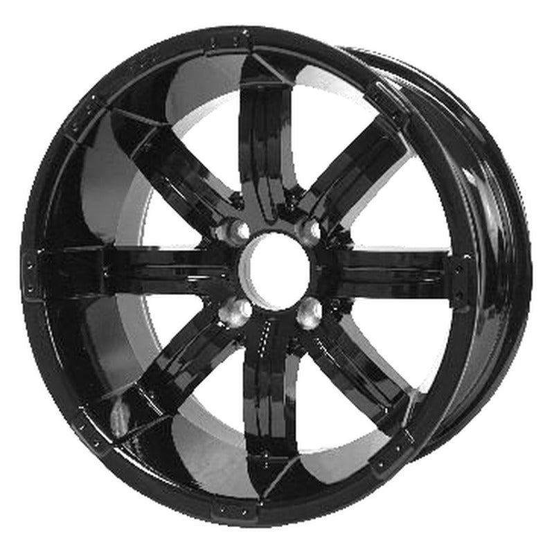 WH1407 – SGC 14″ Tempest Glossy Black Wheel – Aluminum Alloy