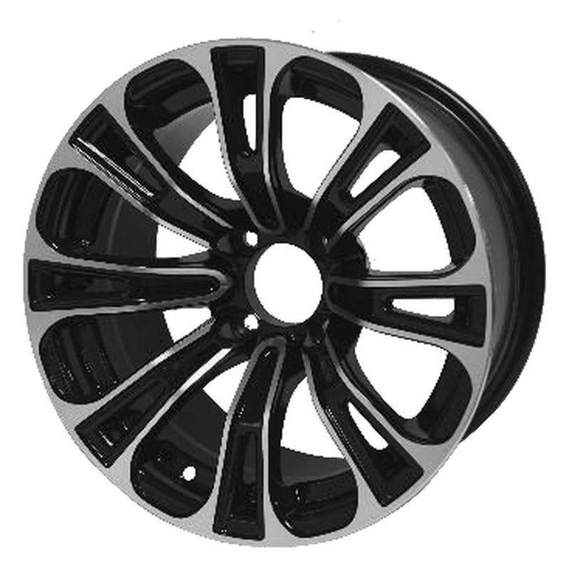 WH1418 – SGC 14″ Vector Machined/Black Wheel – Aluminum Alloy