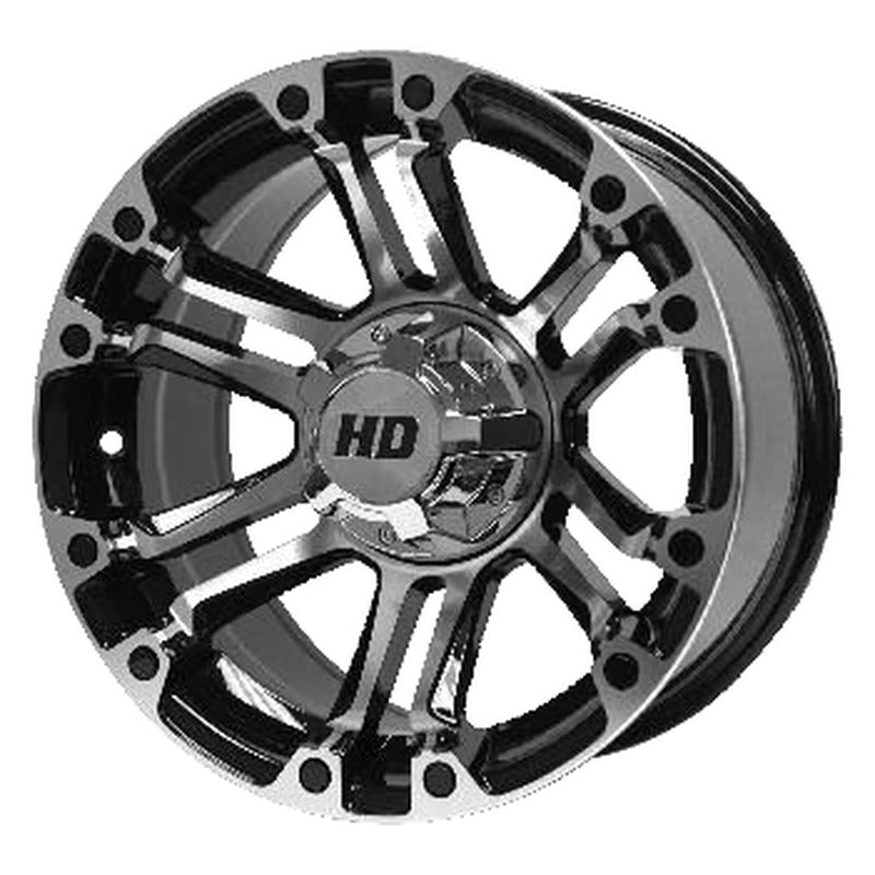 WH1422 – SGC 14″ Rhino Machined/Black Wheel – Aluminum Alloy