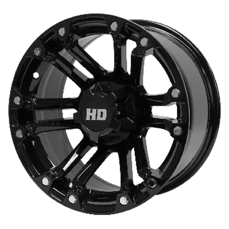 WH1423 – SGC 14″ Rhino Glossy Black Wheel – Aluminum Alloy