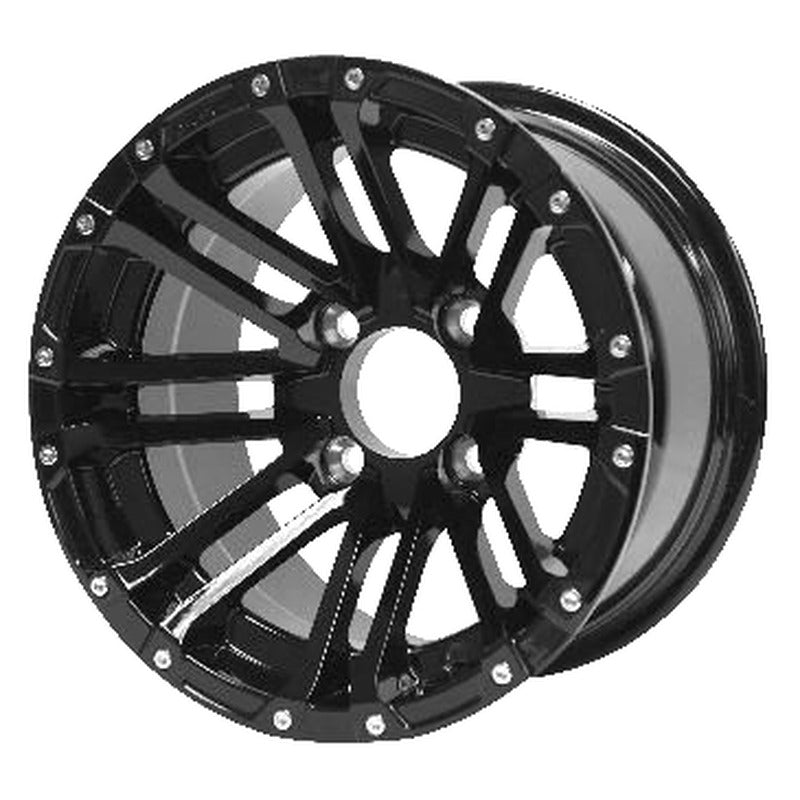 WH1425 – SGC 14″ Lancer Glossy Black Wheel – Aluminum Alloy