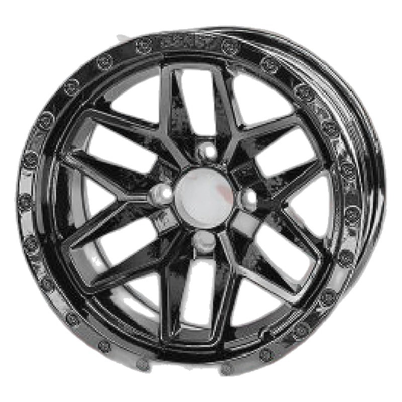 WH1430 – SGC 14″ Glossy Black Widow Wheel – Aluminum Alloy