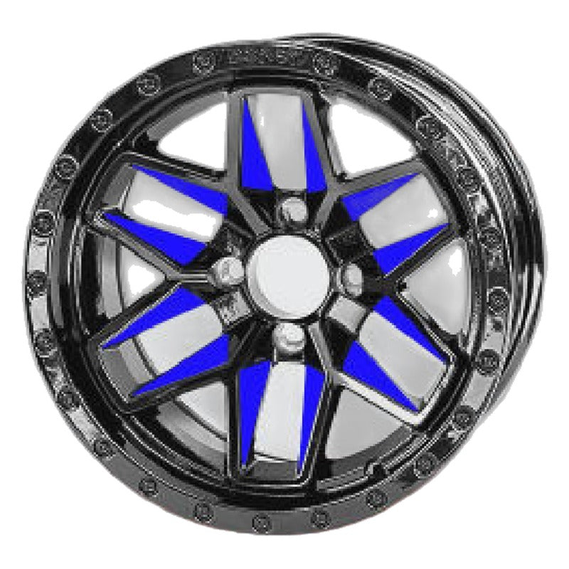 WH1432 – SGC 14″ Glossy Blue Widow Wheel – Aluminum Alloy