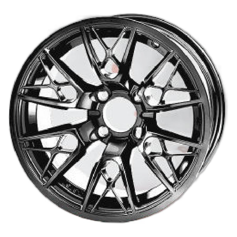 WH1441 – SGC 14″ Saber Tooth Glossy Black Wheel – Aluminum Alloy