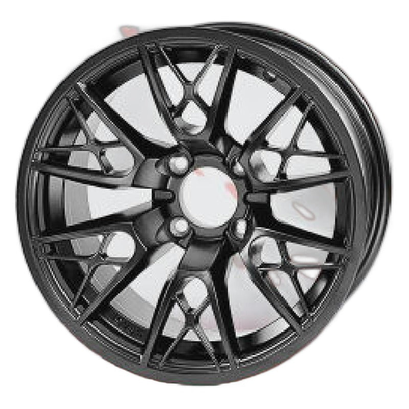 WH1442 – SGC 14″ Saber Tooth Matte Black Wheel – Aluminum Alloy