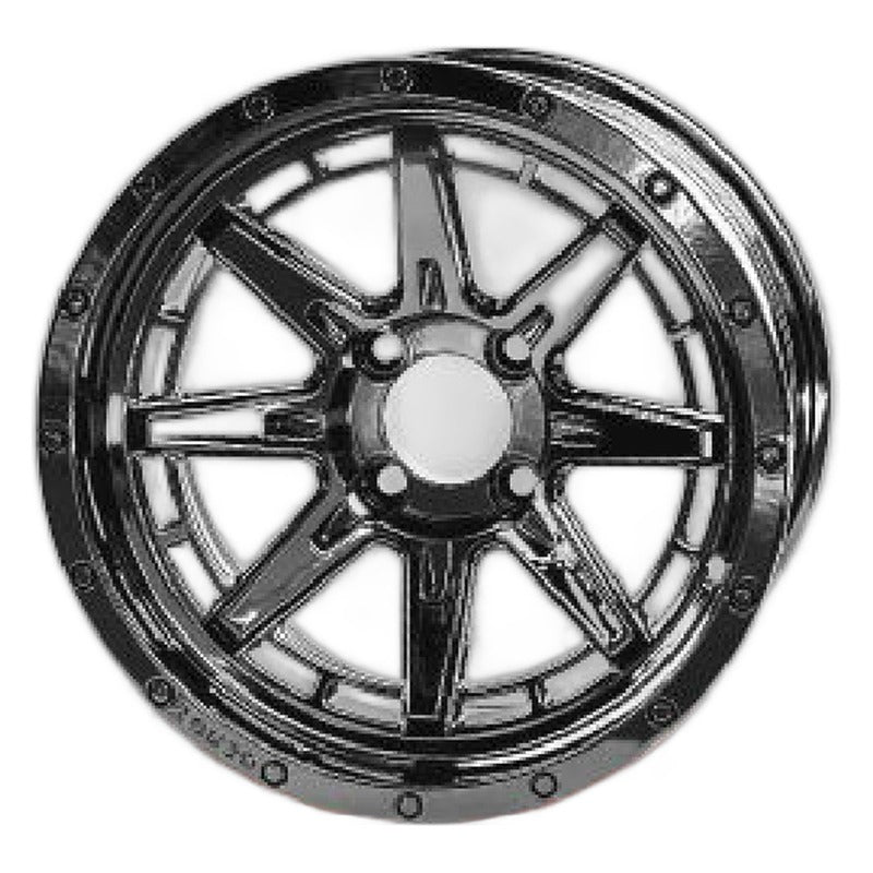 WH1447 – SGC 14″ Wolverine Glossy Black Wheel – Aluminum Alloy