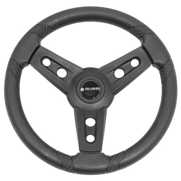 Gussi Italia® Lugana Black Steering Wheel For All EZGO TXT / RXV Models