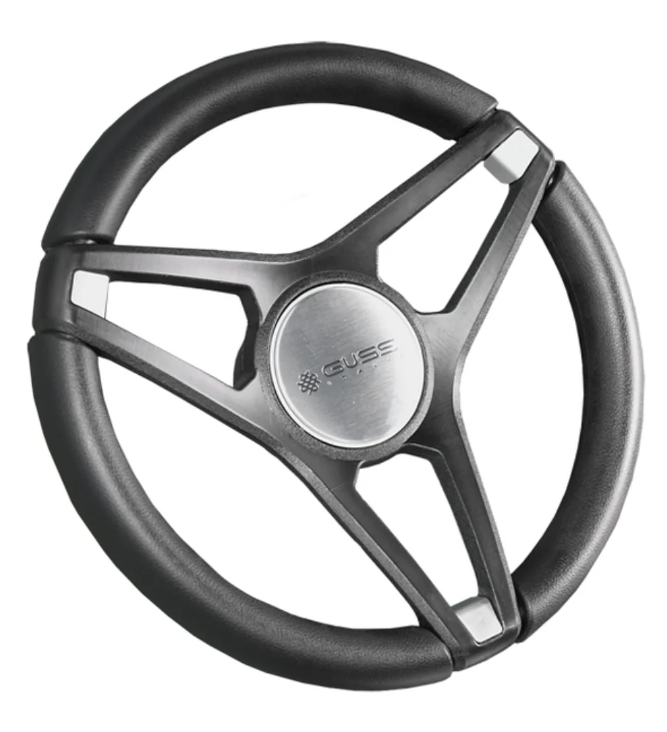 2004-Up Club Car Precedent-Onward-Tempo - Gussi Molino Black Steering Wheel