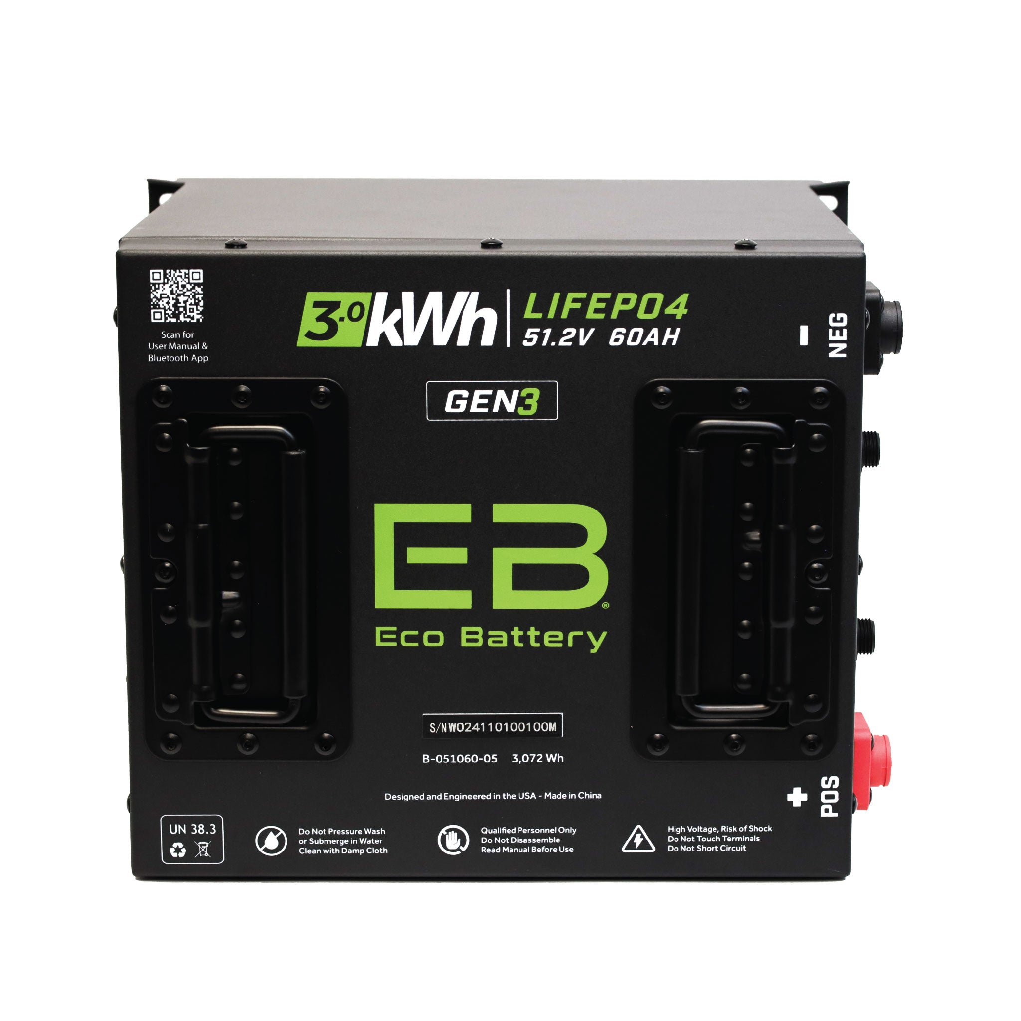 Eco Battery 51V 60AH Battery Bundle / EZGO RXV Samsung Gen1 - view 2