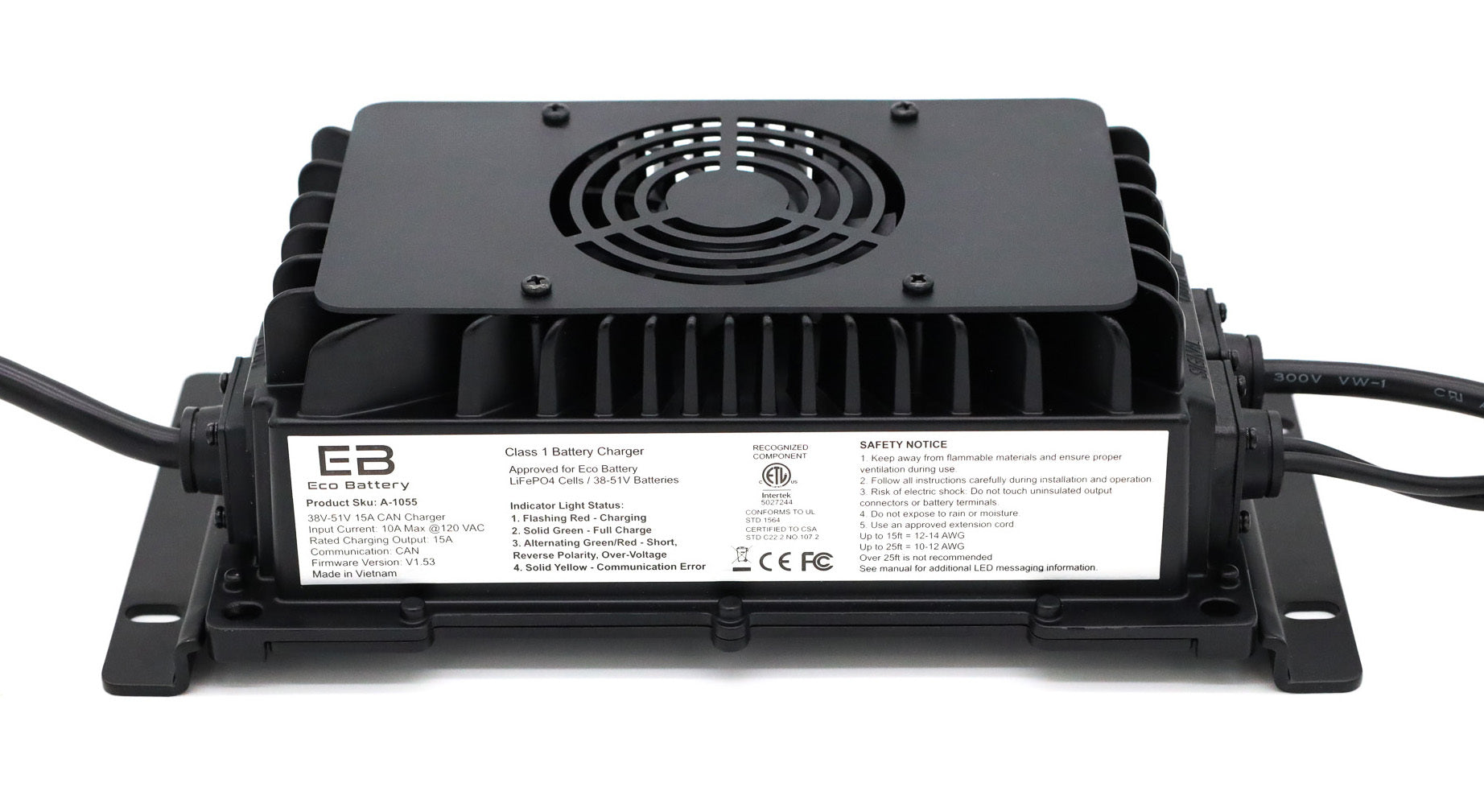 Eco Battery 51V 105Ah Thru-Hole Battery Bundle / Club Car Factory Lithium - view 3