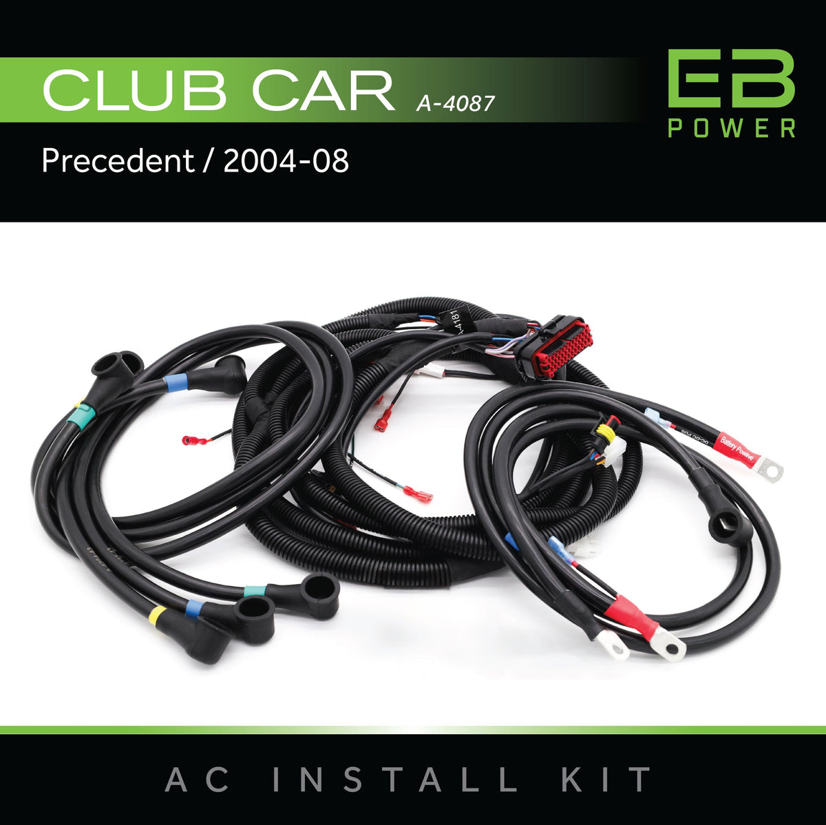 EB Power AC Install Kit / Club Car Precedent / 2004-08