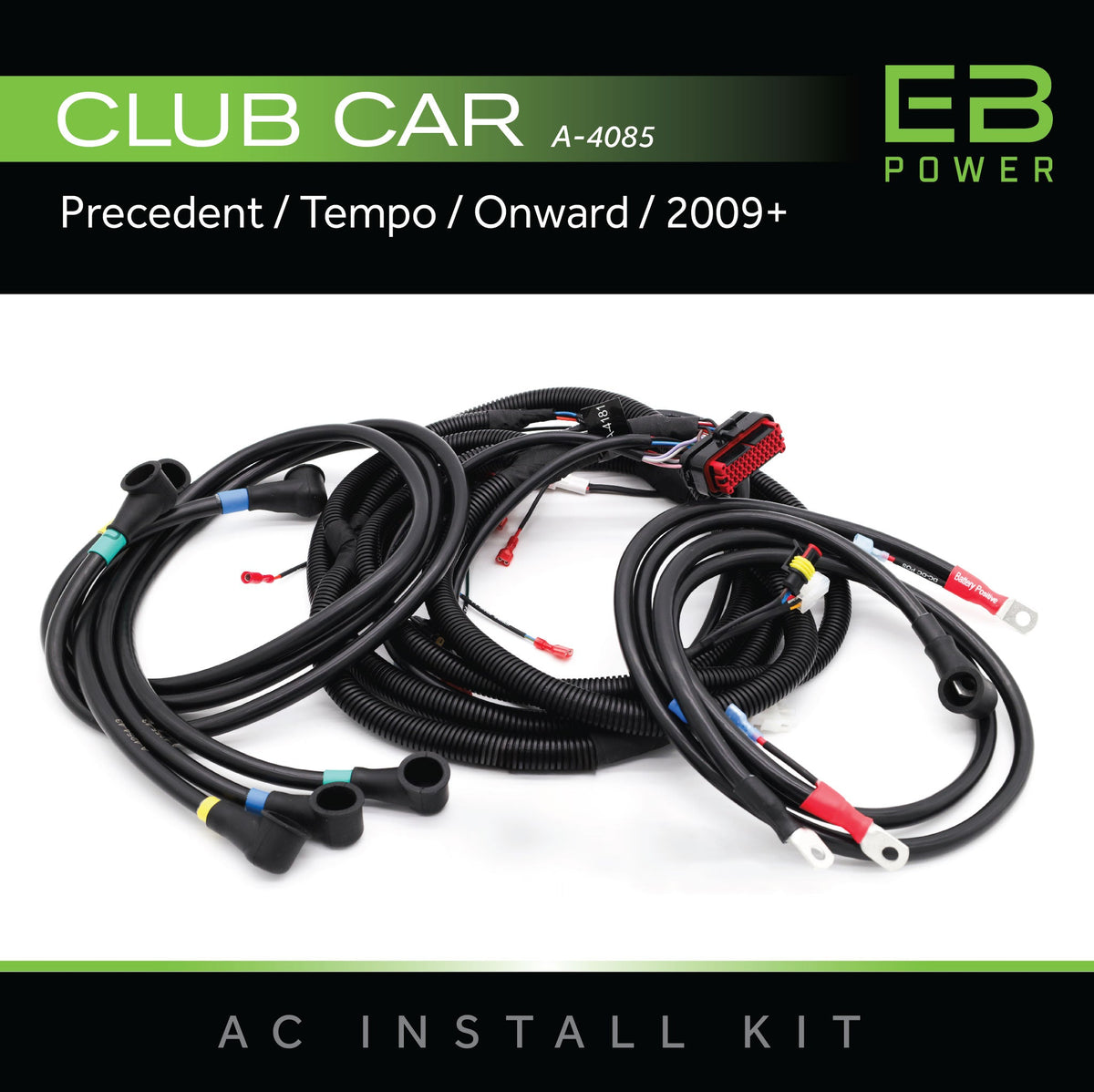 EB Power AC Install Kit / Club Car Precedent/Tempo/Onward / 2009+