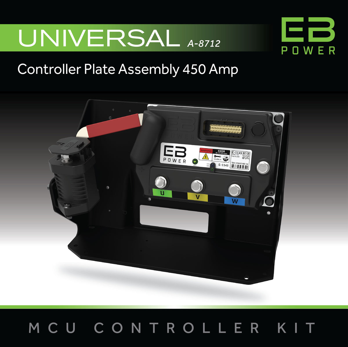 EB Power Universal Controller Plate Assembly / 450 Amp