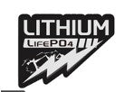 Evolution 2.07.1116 Logo Sticker for Lifepo4 Battery, Passenger Side, D-MAX