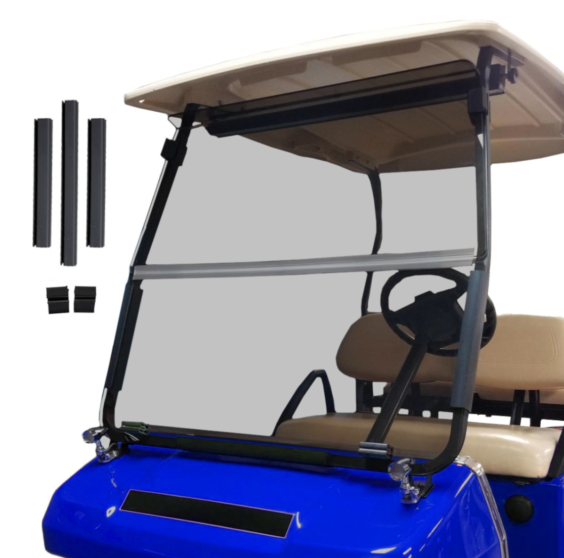 AGC 111-157 CLUB CAR DS WINDSHIELD  - TINTED - NEW STYLE