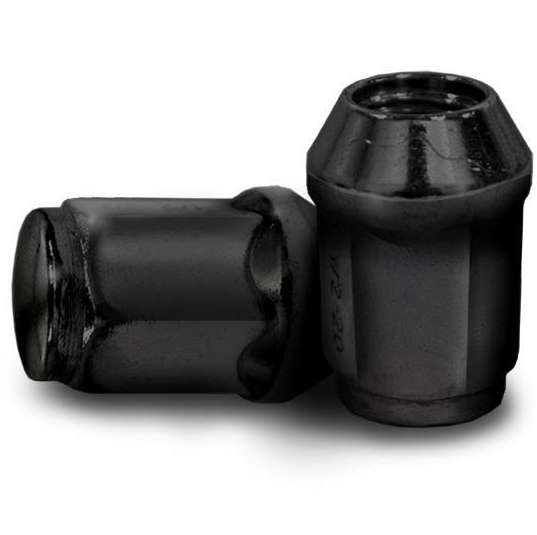 Black 1/2 x 20 Standard Lug Nuts (100 pack)