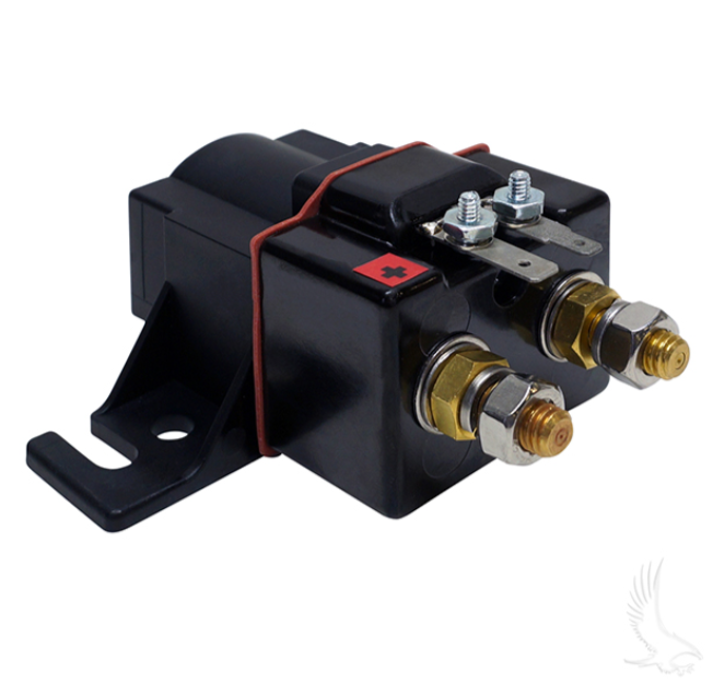 Solenoid, 48V 4 Terminal Copper, Club Car Electric 1995+